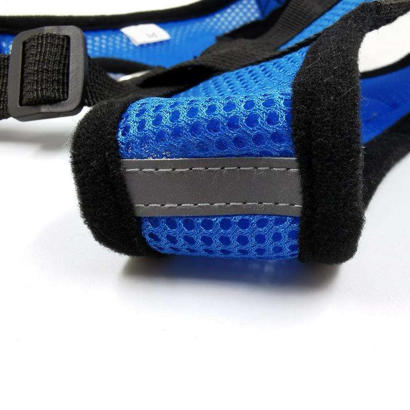 Pet Chest Strap Small Medium Dog Cat Breathable Dog Walking Vest, Size: L Chest Back(Blue)