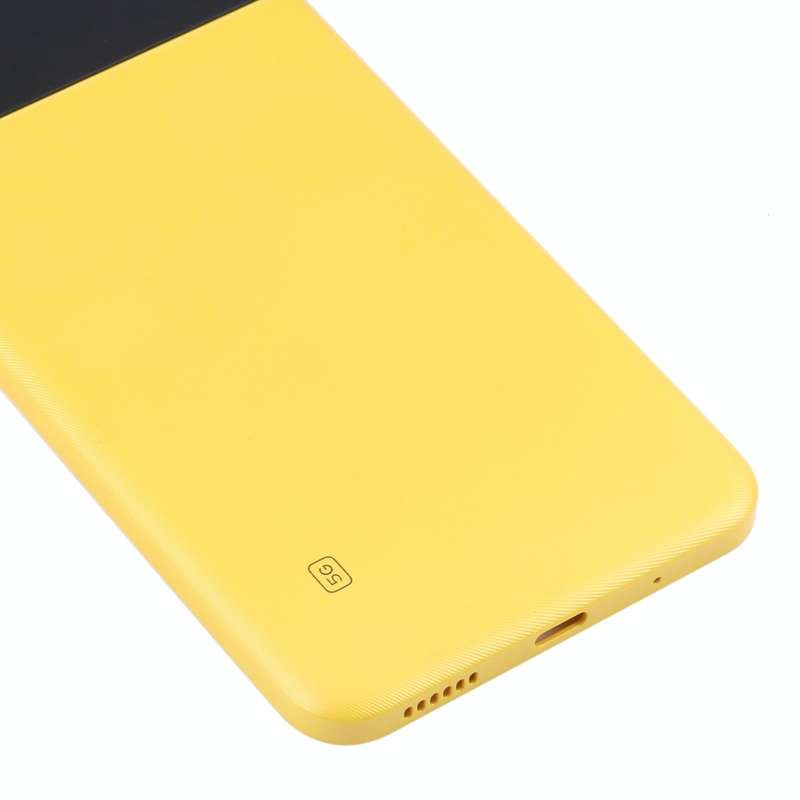 Original Battery Back Cover for Xiaomi Poco M4 5G / Poco M4 5G (India) / Redmi Note 11R(Yellow)