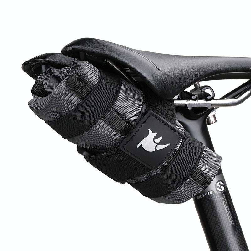 Rhinowalk RK5100 Bicycle Tools Storage Bag Mountain Bike Saddle Bag(Gray)
