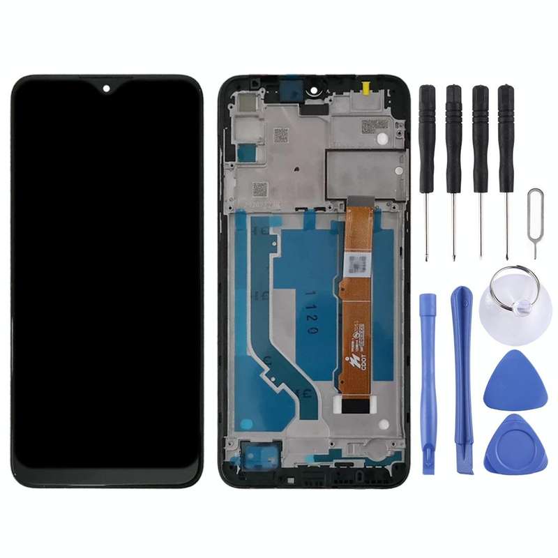 LCD Screen and Digitizer Full Assembly With Frame for Alcatel 1S 2020 OT5028 5028 5028Y 5028A 502...