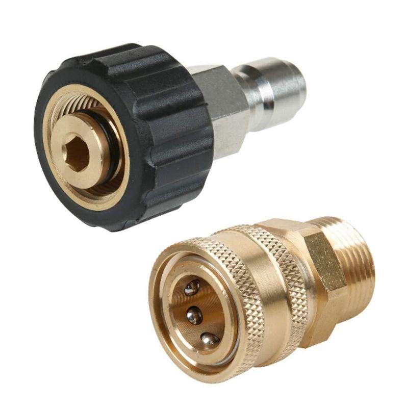 Pressure Washer Accessories Quick Connect Car Wash Water Hose Quick Connection, Typle:15-3/8 Male...