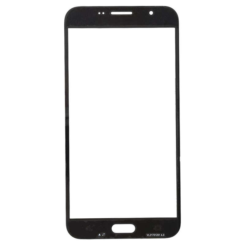 For Samsung Galaxy J7 V / J727V / J727P 10pcs Front Screen Outer Glass Lens (Black)