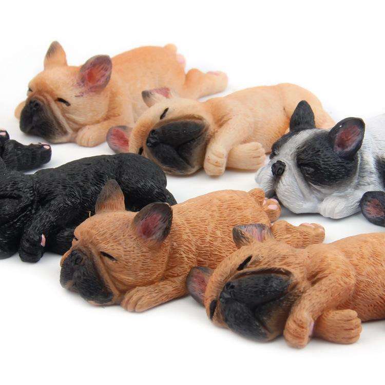 Home Decoration Lovely Rrunk on Sleep French Bulldog 3D Magnetic Buckle Fridge Paste