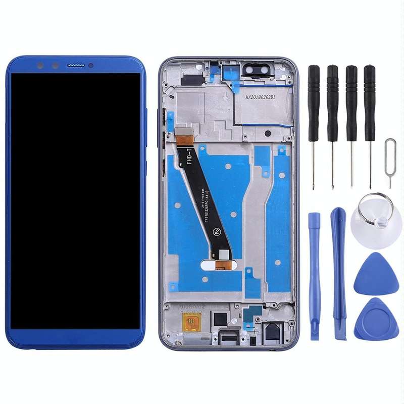 OEM LCD Screen for Huawei Honor 9 Lite Digitizer Full Assembly with Frame (Blue)