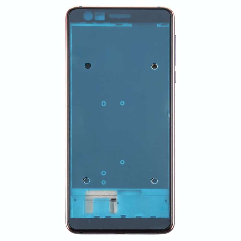 Front Housing LCD Frame Bezel Plate for Nokia 3.1 TA-1049 TA-1057 TA-1063 TA-1070 (Blue)