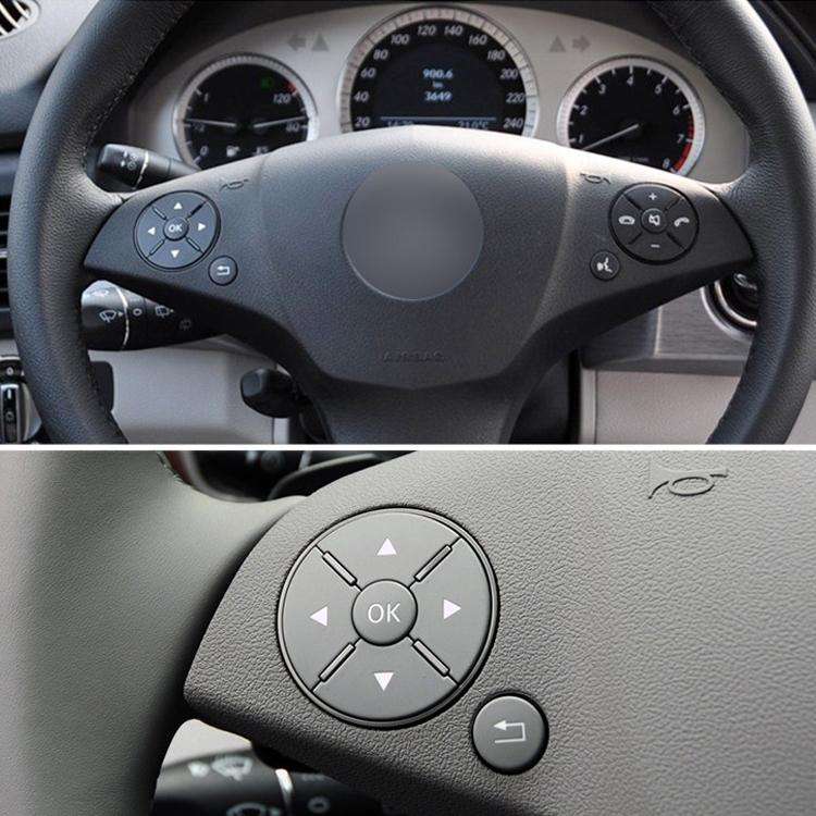 Car Right Side Steering Wheel Switch Buttons Panel for Mercedes-Benz W204 2007-2014, Left Driving...