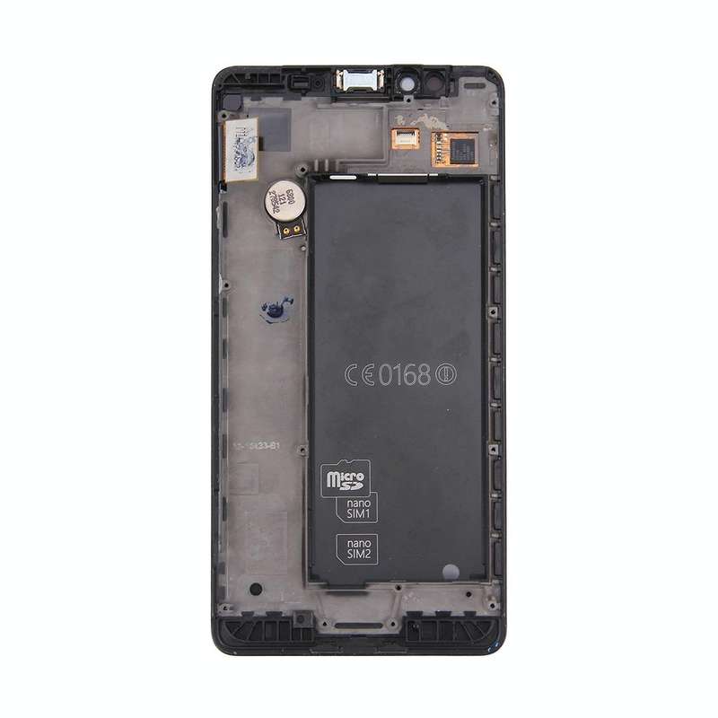 LCD Screen and Digitizer Full Assembly with Frame For Microsoft Lumia 950 (Black)