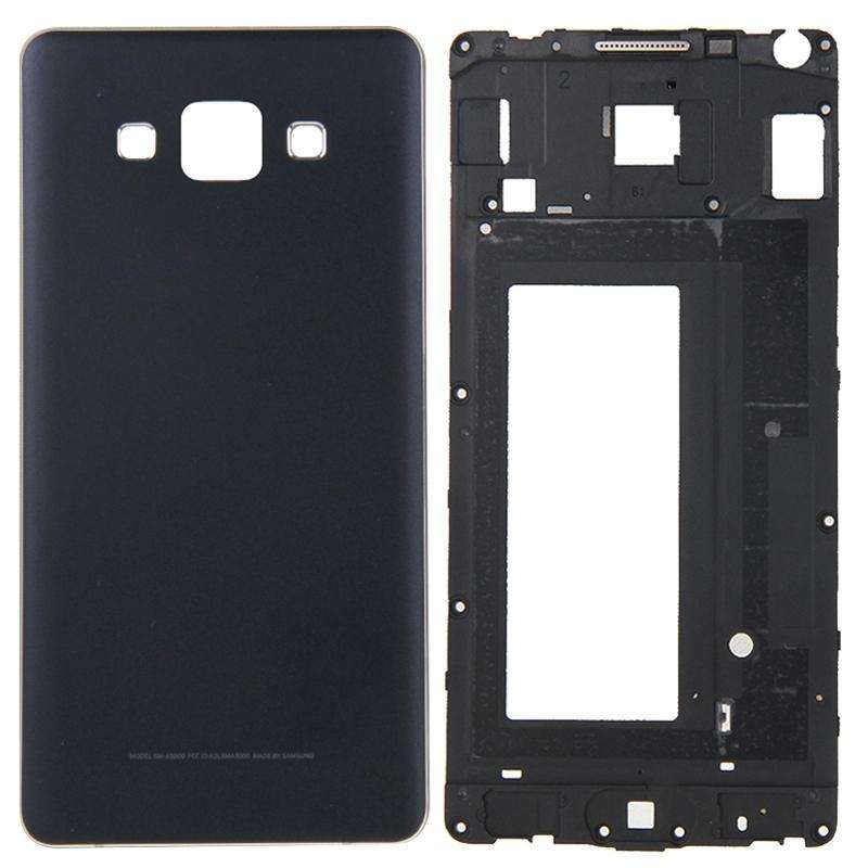 For Galaxy A5 / A500 Full Housing Cover (Front Housing LCD Frame Bezel Plate + Rear Housing ) (Bl...