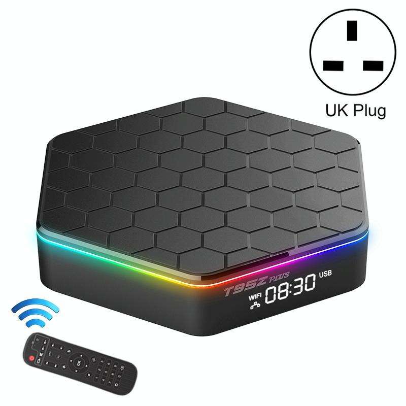 T95Z Plus 8K WiFi6 Android 12.0 Smart TV Box with Remote Control, 2GB+16GB, Allwinner H618 Quad-C...