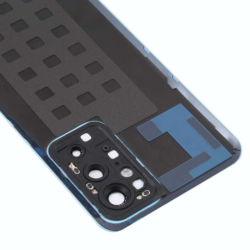 For OnePlus 9RT 5G MT2110 MT2111 Original Glass Battery Back Cover with Camera Lens (Blue)