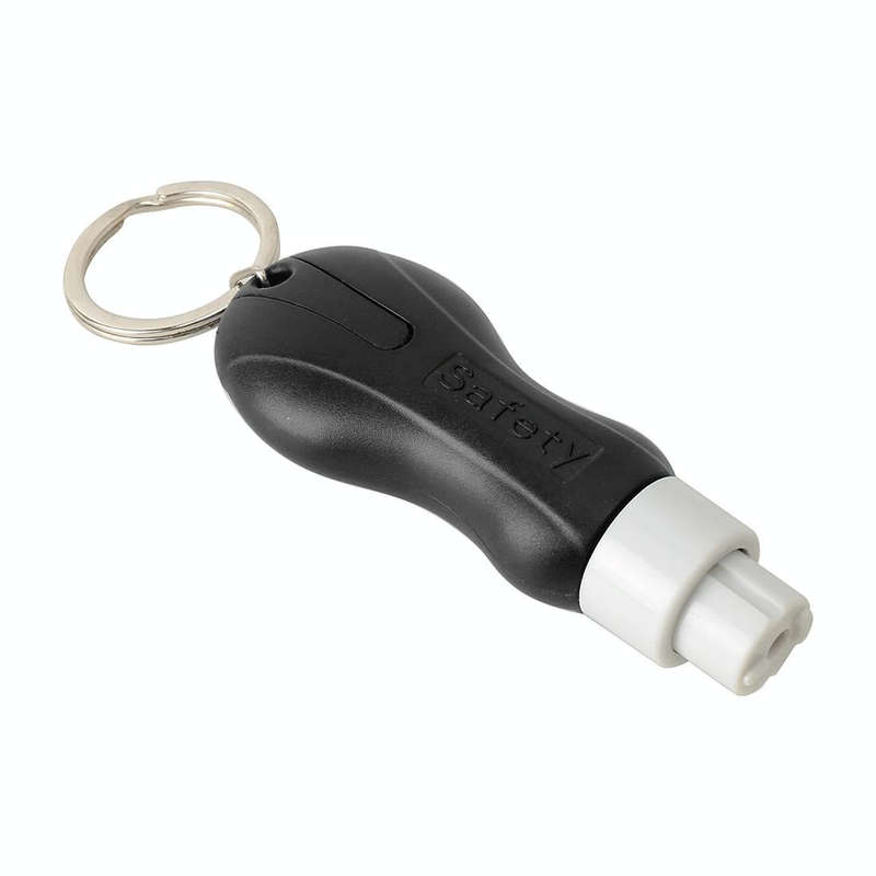 2 in 1 Mini Car Safety Rescue Hammer Life Saving Escape Emergency Hammer Seat Belt Cutter Window ...