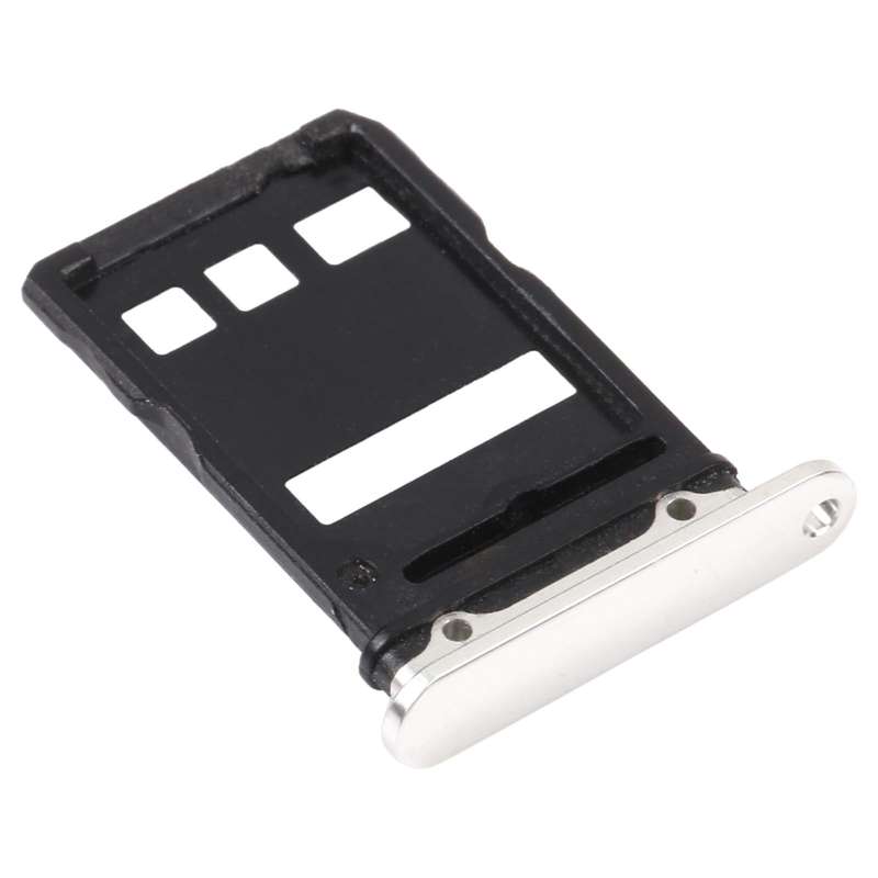 SIM Card Tray + NM Card Tray for Huawei Mate 40 (Silver)