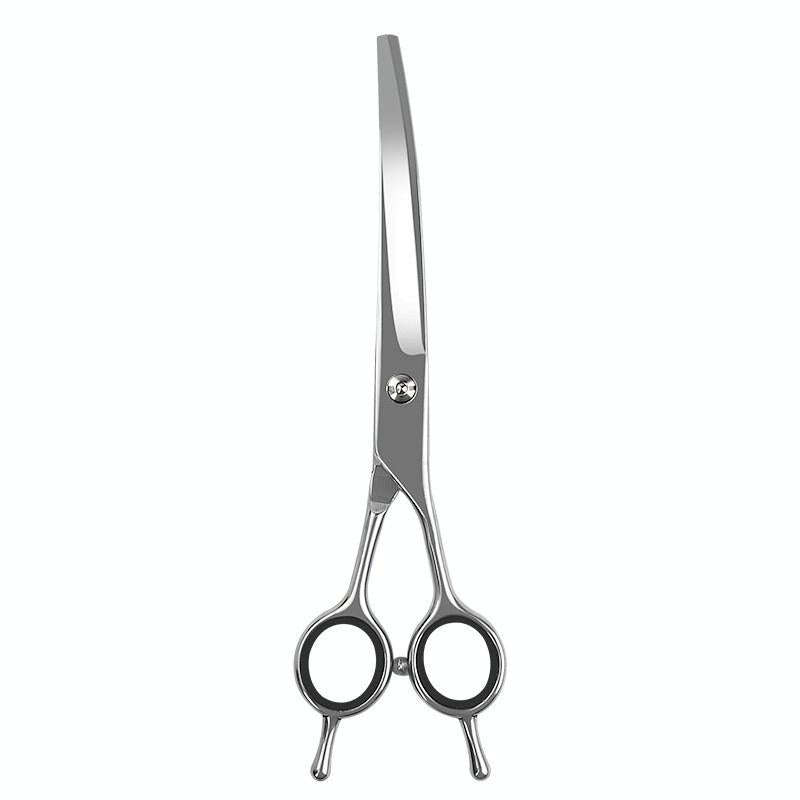 Pet Grooming Scissors Dog Cat Hair Trimming Haircutting Tools, Style: 7.0 inch Curved Shears