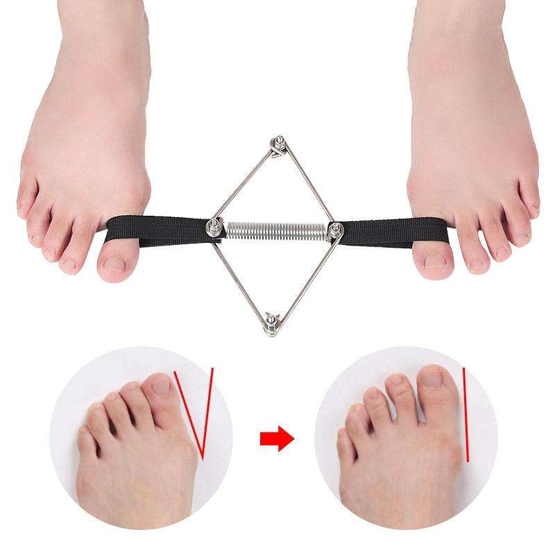 Toe Corrector Hallux Exercise Stretching Tensioner(Black)