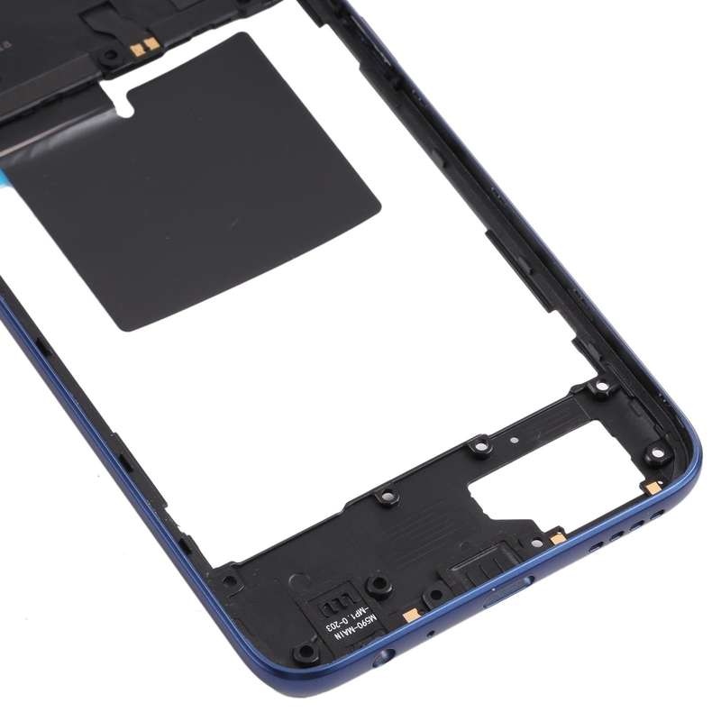 For OPPO Realme 7 Pro Middle Frame Bezel Plate (Blue)