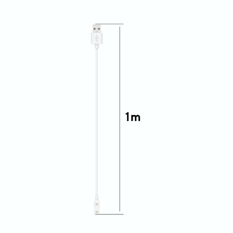 For Huawei Band 8 Smart Watch USB Charging Cable Without Chip Protection(White)