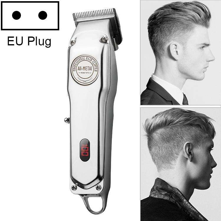 Retro Oil Head Electric Pusher Strong Power Electric Fader LCD Digital Display Rechargeable Hair ...