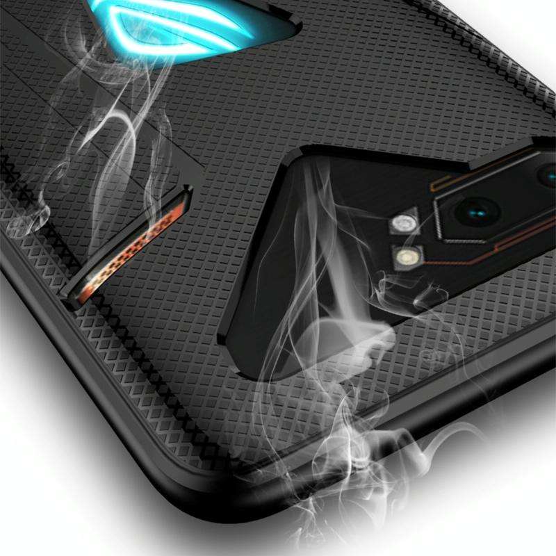For Asus ROG Phone II TPU Cooling Gaming Phone All-inclusive Shockproof Case(Black)