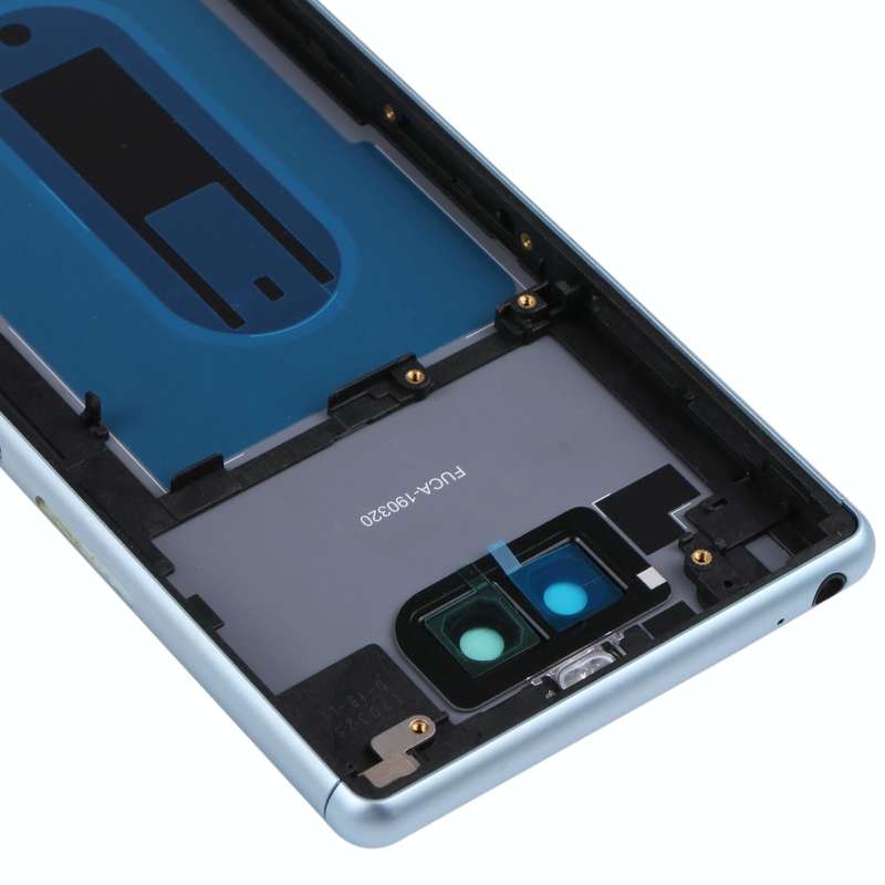 For Sony Xperia 8 Battery Back Cover with Middle Frame & Camera Lens Cover(Green)
