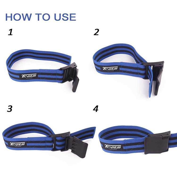 1 Pair Natural Latex Silk Elastic Band Arm Fitness Blood Flow Restriction Training Band, Size: 60...
