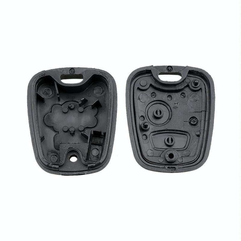 Car Key Case for Peugeot 2-button Straight Board with 206 Socket, without Blade