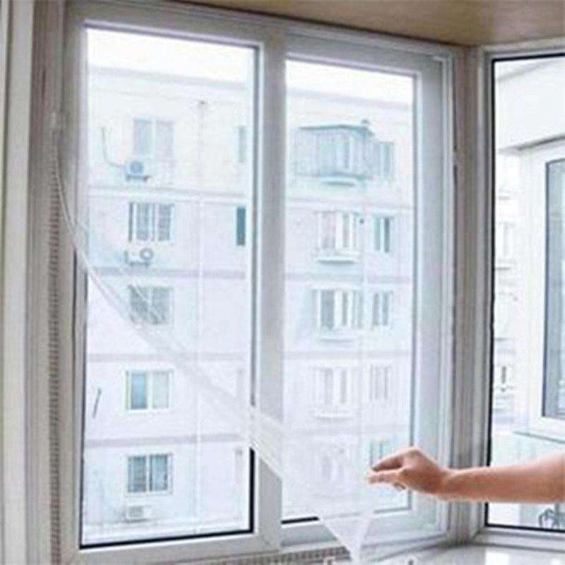 DIY Fly Mosquito Bug Mesh Window Screen Self-adhesive Anti-mosquito Net 15X20CM