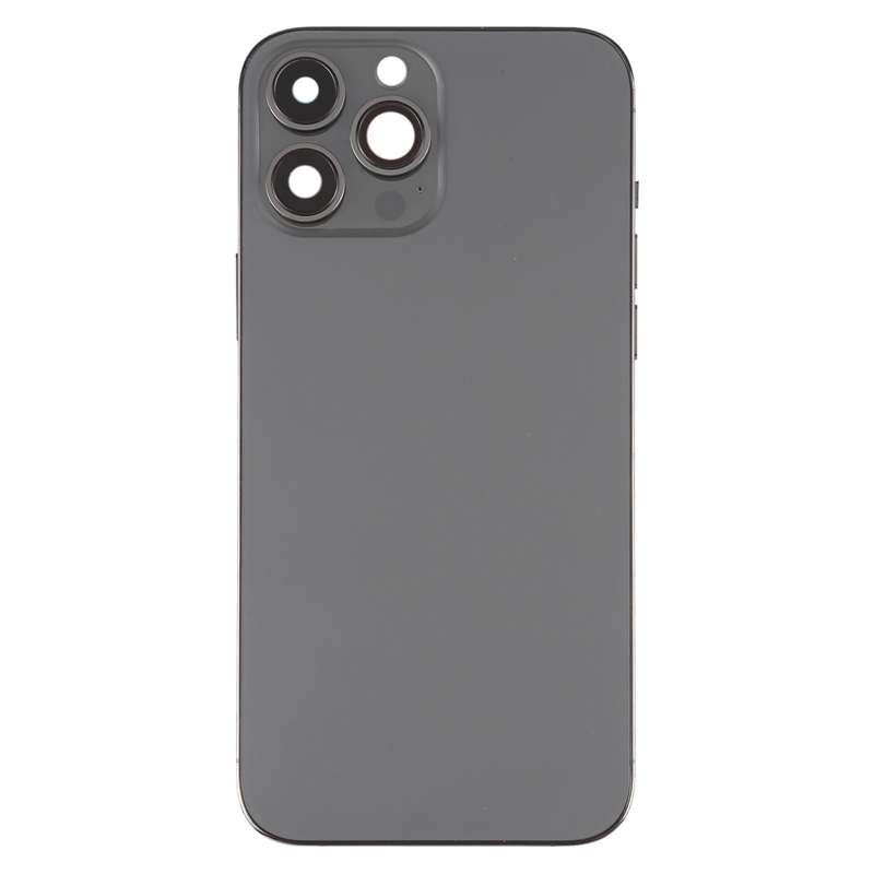 For iPhone 13 Pro Max Battery Back Cover with Side Keys & Card Tray & Power + Volume Flex Cable &...