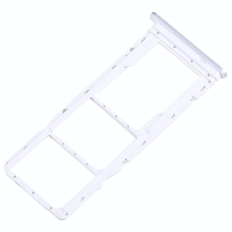 For Samsung Galaxy A05 SM-A055 Original SIM + SIM Card Tray + Micro SD Card Tray (Silver)