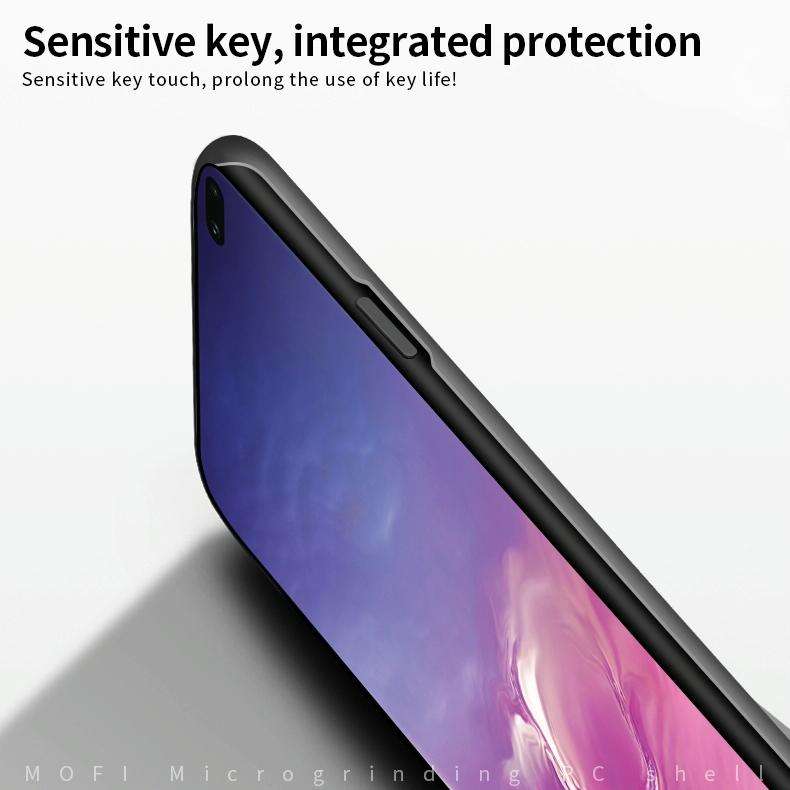 For Galaxy S10+ MOFI Frosted PC Ultra-thin Hard Case(Gold)