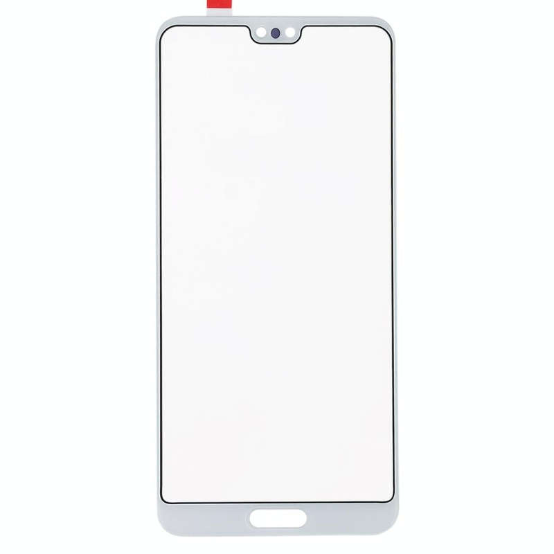 For Huawei P20 10PCS Front Screen Outer Glass Lens (White)