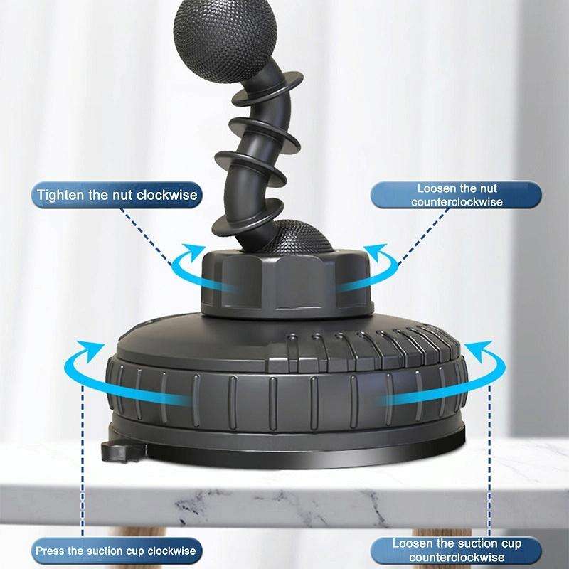 F6026 Large Suction Cup Vehicle-Mounted Double-Head Fan, Model: Cigarette Lighter with USB