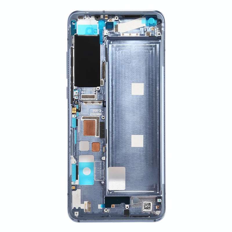 Front Housing LCD Frame Bezel Plate for Xiaomi Mi 10 5G / Mi 10 Pro 5G(Grey)