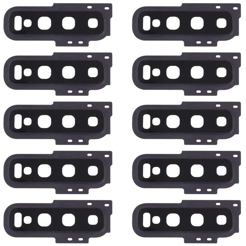 For Galaxy S10 10pcs Camera Lens Cover (Black)