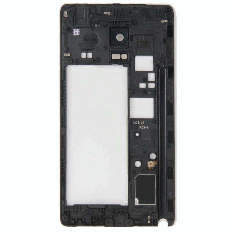 For Galaxy Note Edge / N915 Full Housing Cover (Middle Frame Bezel + Battery Back Cover ) (White)