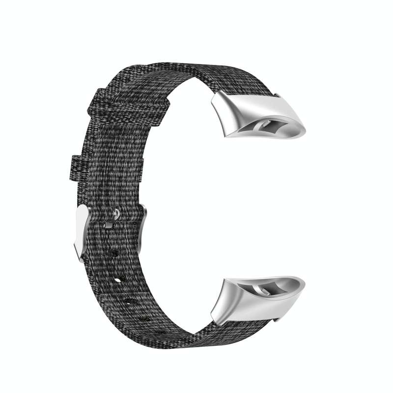 For Garmin Forerunner 45 / 45S / Swim 2 Universal Nylon Canvas Watch Band(Grey)
