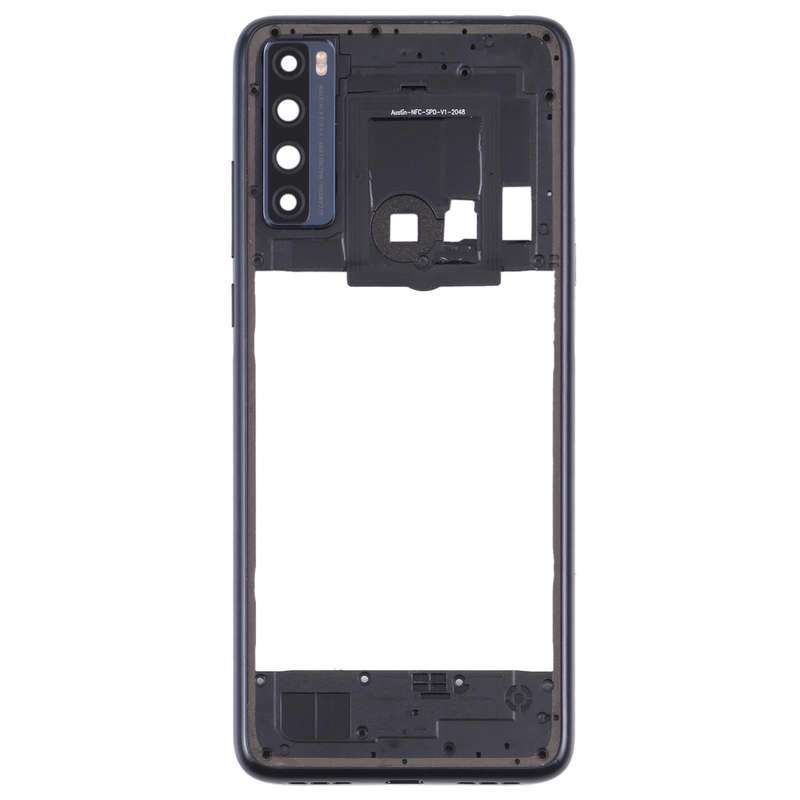 Original Middle Frame Bezel Plate for TCL 20 SE T671H (Black)