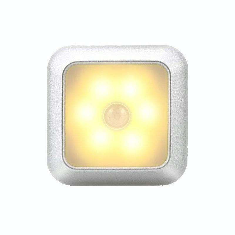 1143 Human Body Sensation Night Light Smart Home Sensing Lights, Light color: Silver Warm Light