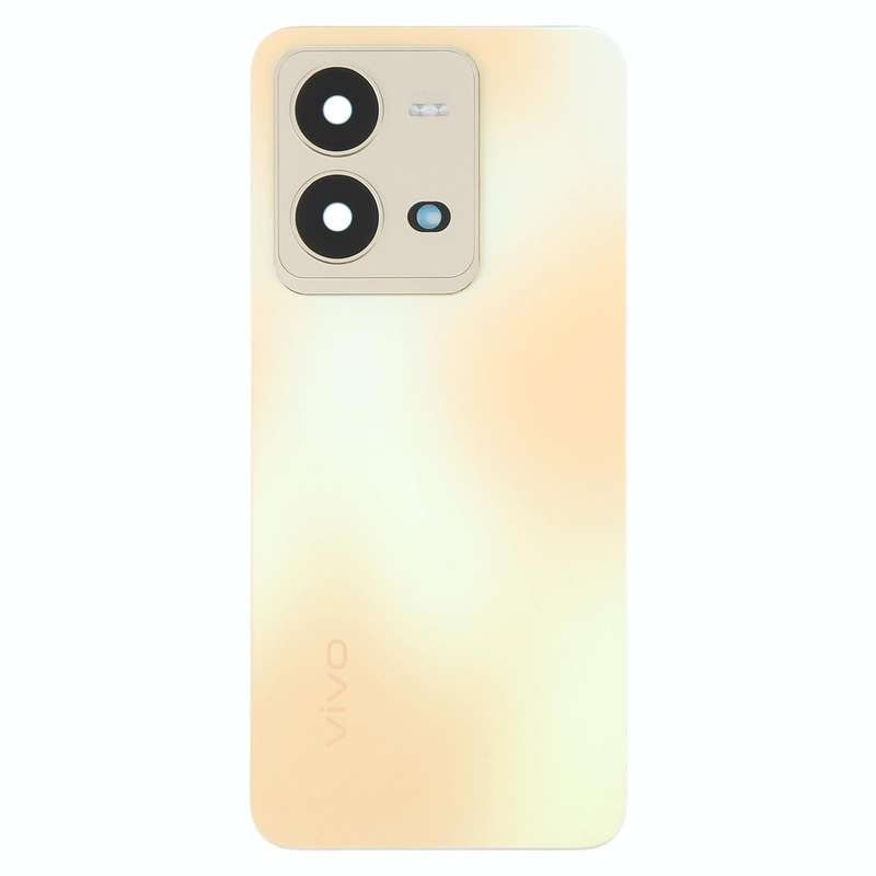For vivo V25 Original Battery Back Cover with Camera Lens Cover(Gold)