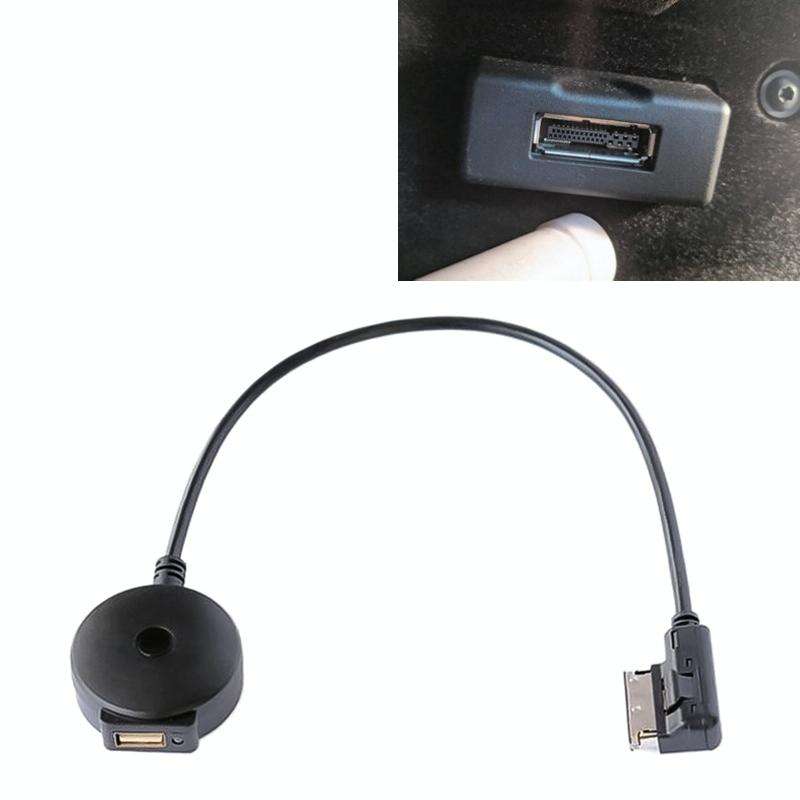 Car 3G System AMI Bluetooth Audio Cable + USB Interface Wiring Harness for Audi Q5 A5 A7 S5 Q7 A6...
