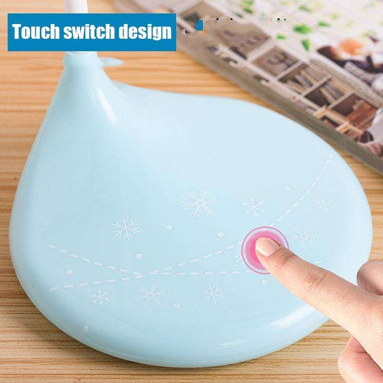 8012 USB Desk Lamp Student LED Study Lamp Bedroom Bedside Lamp(Blue)