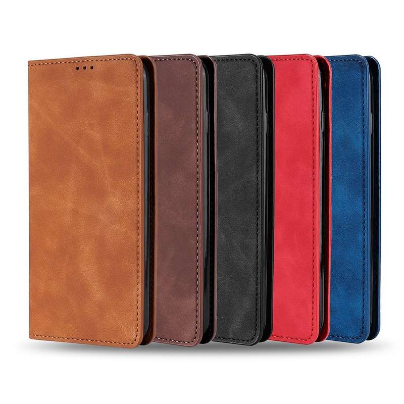 For Huawei Mate 50 Pro Skin Feel Magnetic Horizontal Flip Leather Phone Case(Light Brown)