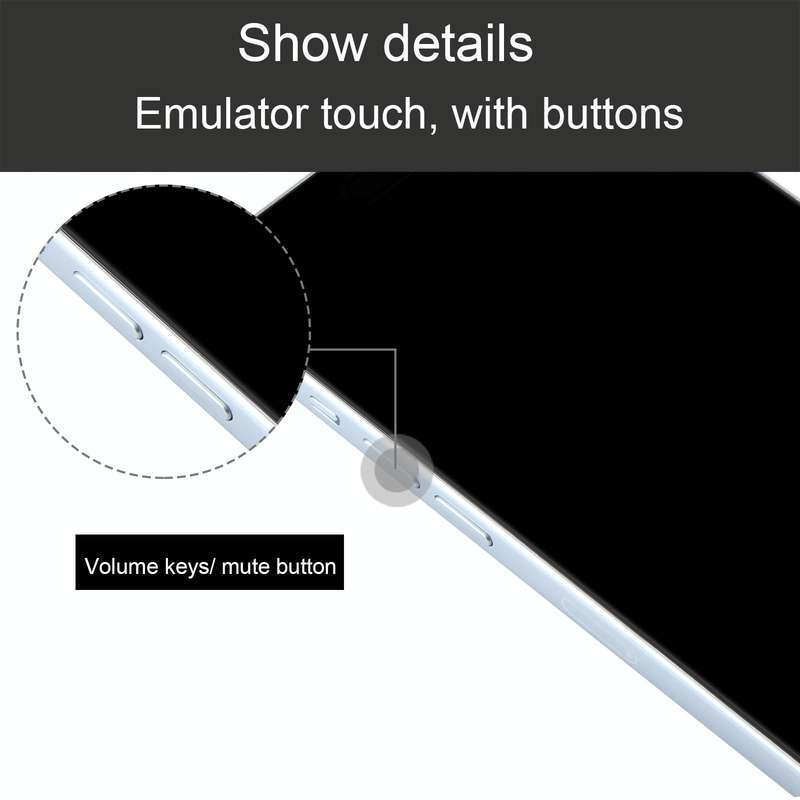 For iPhone 15 Black Screen Non-Working Fake Dummy Display Model (Blue)
