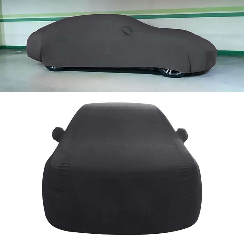 Anti-Dust Anti-UV Heat-insulating Elastic Force Cotton Car Cover for Hatchback Car, Size: 3.9m~4....