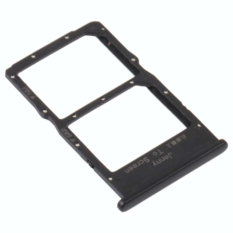 SIM Card Tray + NM Card Tray for Huawei Nova 7i (Black)