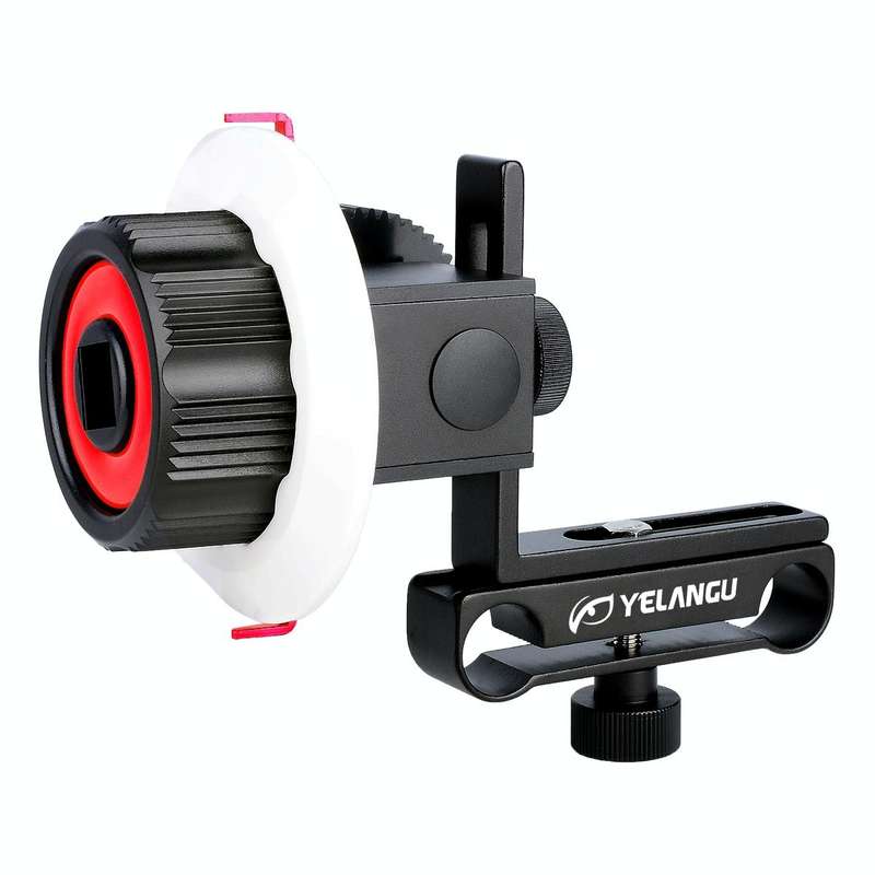 YELANGU F0 Camera Follow Focus with Gear Ring Belt for Canon / Nikon / Video Cameras / DSLR Camer...