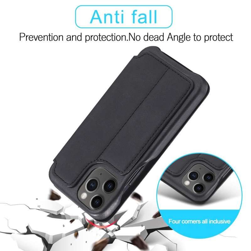 For iPhone 12 mini LC.IMEEKE Hon Ancient Series Horizontal Flip Leather Case with Holder & Card S...