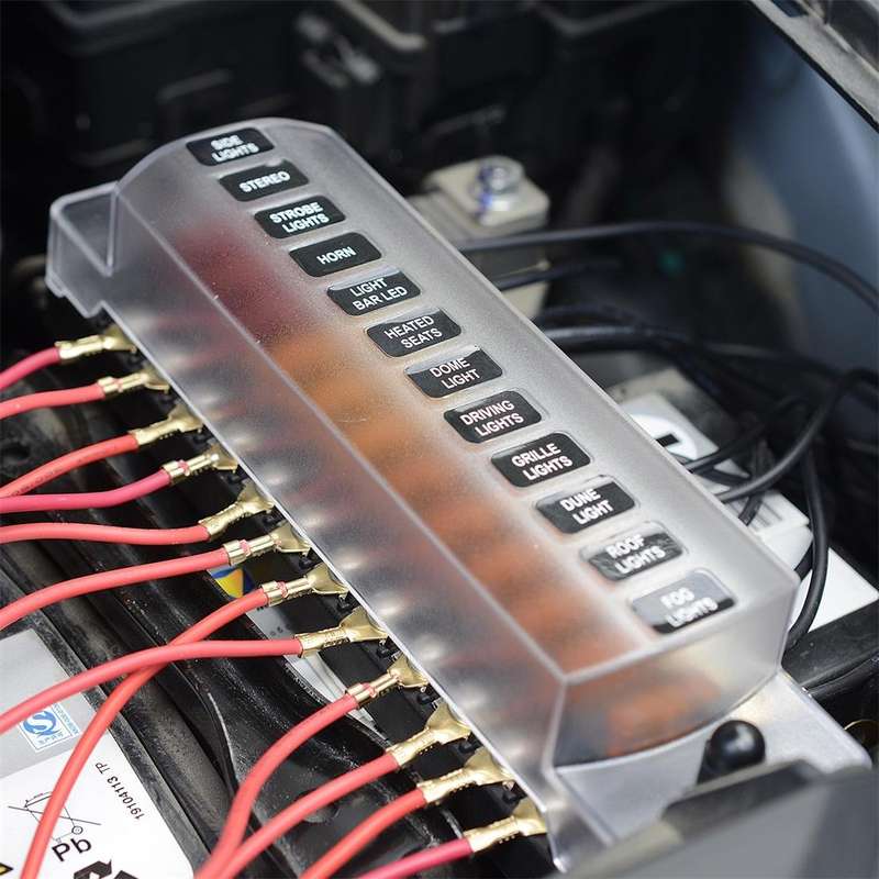 CS-979A2 FB1904 1 In 1 Out 12 Ways No Distinction Positive Negative Fuse Box without Fuse for Aut...