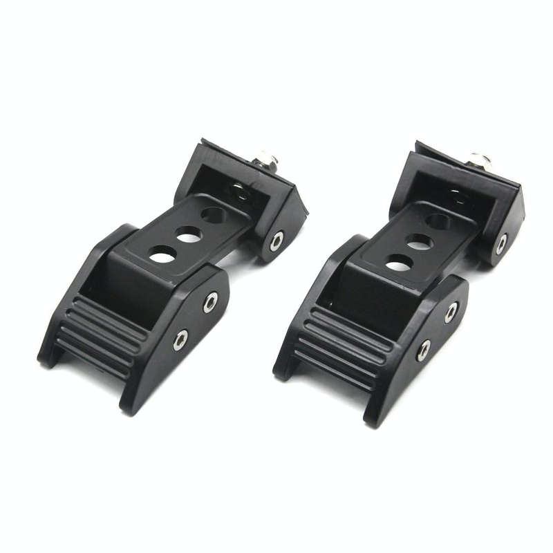 2 PCS Car Three Holes Hood Latch Locking Catch Buckle Engine Cover for Jeep Wrangler JK 2007-2017