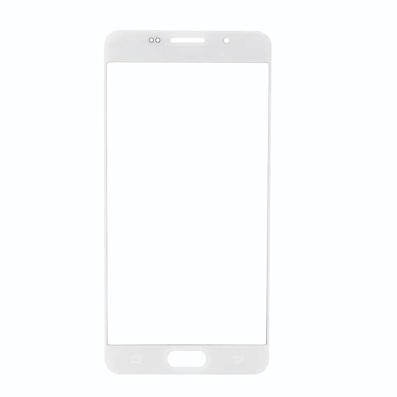 For Galaxy A7 (2016) / A710 Front Screen Outer Glass Lens (White)