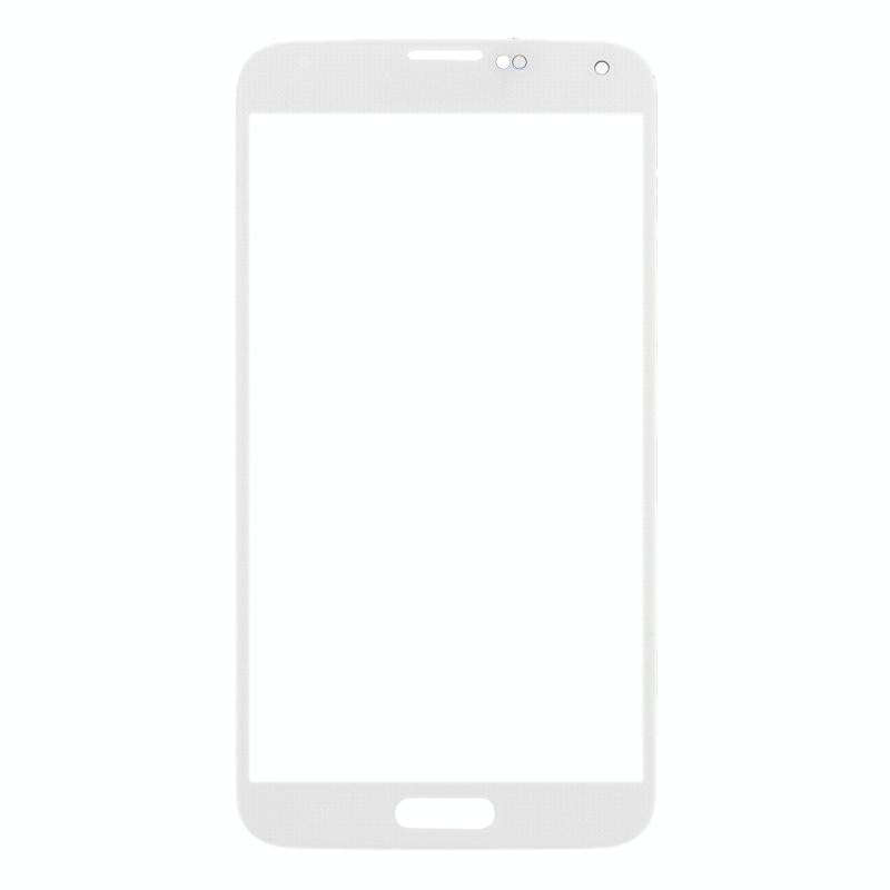 For Samsung Galaxy S5 / G900 10pcs Front Screen Outer Glass Lens (White)